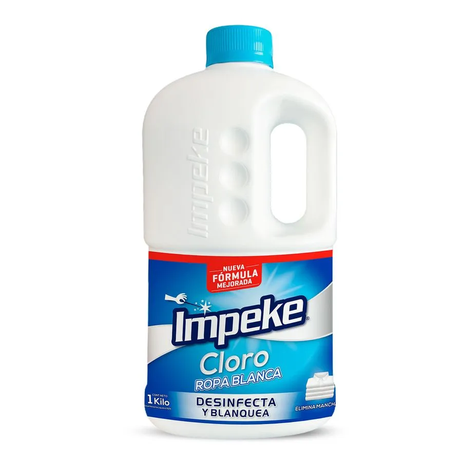 Cloro Ropa Blanca Impeke 1 Litro